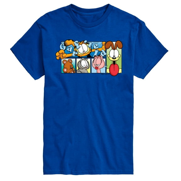 Garfield -  Garfield, Odie, and Friends - Men's Short Sleeve Graphic T-Shirt