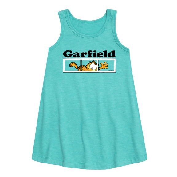 Garfield - Garfield Panel Logo - Toddler & Youth Girls A-line Dress