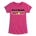 thumbnail image 1 of Garfield - Garfield Panel - Toddler & Youth Girls Short Sleeve Graphic T-Shirt, 1 of 5