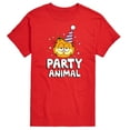 thumbnail image 1 of Garfield - Garfield Party Animal - Men's Short Sleeve Graphic T-Shirt, 1 of 5