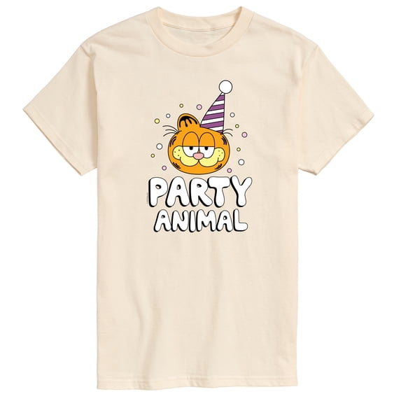 Garfield - Garfield Party Animal - Men's Short Sleeve Graphic T-Shirt