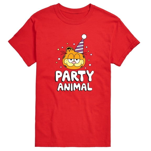 Garfield - Garfield Party Animal Men's Short Sleeve Graphic T-Shirt