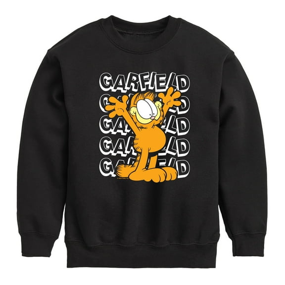 Garfield - Garfield Repeated - Toddler & Youth Crewneck Fleece Sweatshirt