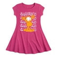 thumbnail image 1 of Garfield - Garfield Repeated - Toddler & Youth Girls Fit & Flare Dress, 1 of 1
