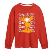 - Garfield Repeated - Toddler & Youth Long Sleeve Graphic T-Shirt