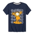 thumbnail image 1 of Garfield - Garfield Repeated - Toddler & Youth Short Sleeve Graphic T-Shirt, 1 of 5