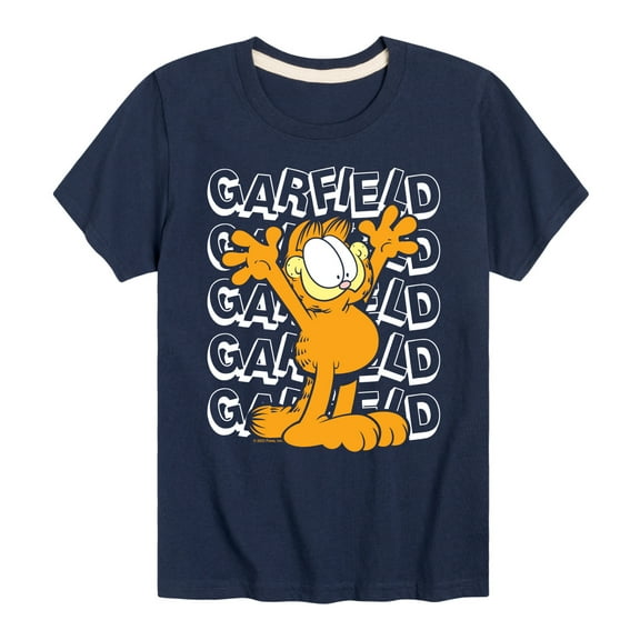 Garfield - Garfield Repeated - Toddler & Youth Short Sleeve Graphic T-Shirt