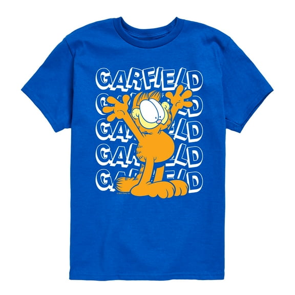Garfield - Garfield Repeated - Toddler & Youth Short Sleeve Graphic T-Shirt