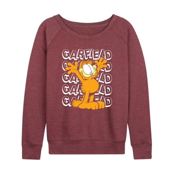 Garfield - Garfield Repeated - Women's Lightweight French Terry Long Sleeve Shirt