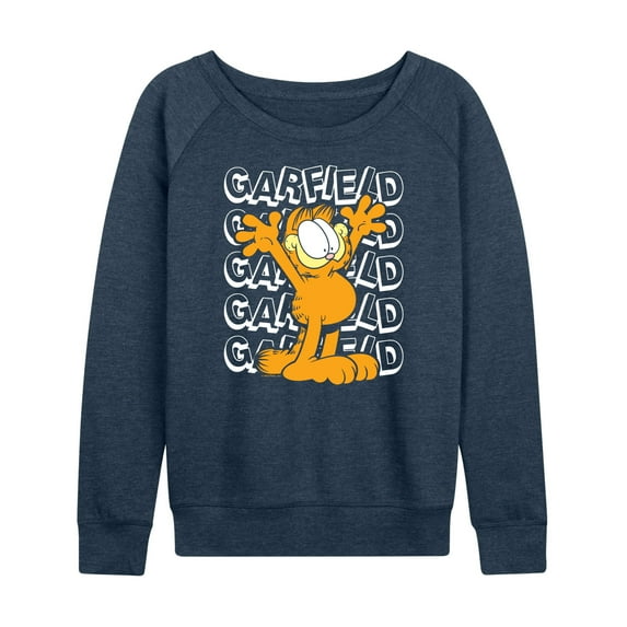 Garfield - Garfield Repeated - Women's Lightweight French Terry Long Sleeve Shirt