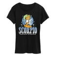 thumbnail image 1 of Garfield - Garfield Scorpio Astrology - Womens Short Sleeve Graphic T-Shirt, 1 of 4
