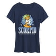 thumbnail image 1 of Garfield - Garfield Scorpio Astrology - Womens Short Sleeve Graphic T-Shirt, 1 of 4