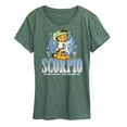 thumbnail image 1 of Garfield - Garfield Scorpio Astrology - Womens Short Sleeve Graphic T-Shirt, 1 of 4