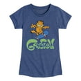 thumbnail image 1 of Garfield - Garfield Skater Logo - Toddler & Youth Girls Short Sleeve Graphic T-Shirt, 1 of 5