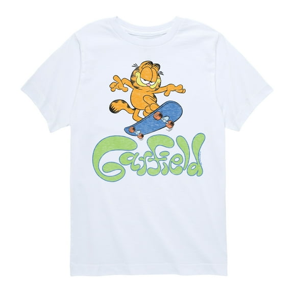 Garfield - Garfield Skater Logo - Toddler & Youth Short Sleeve Graphic T-Shirt