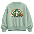 thumbnail image 1 of Garfield - Garfield St Paddys Logo - Ladies Oversized Fleece Crew Sweatshirt, 1 of 3