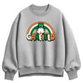 thumbnail image 1 of Garfield - Garfield St Paddys Logo - Ladies Oversized Fleece Crew Sweatshirt, 1 of 3