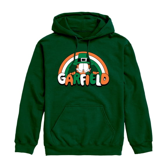Garfield - Garfield St Paddys - Men's Fleece Hoodie Sweatshirt