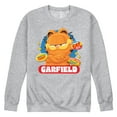 thumbnail image 1 of Garfield - Garfield Stickers - Adult Crew Fleece, 1 of 5