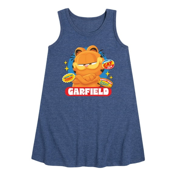 Garfield - Garfield Stickers - Toddler & Youth Girls A-line Dress