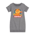 thumbnail image 1 of Garfield - Garfield Stickers - Toddler & Youth Girls Fleece Dress, 1 of 5