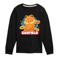 thumbnail image 1 of Garfield - Garfield Stickers - Toddler & Youth Long Sleeve Graphic T-Shirt, 1 of 5