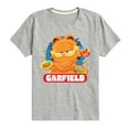 thumbnail image 1 of Garfield - Garfield Stickers - Toddler & Youth Short Sleeve Graphic T-Shirt, 1 of 5