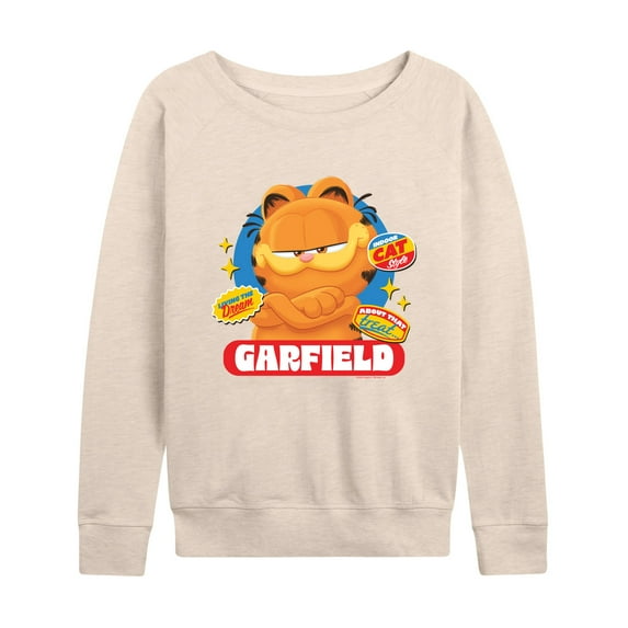 Garfield - Garfield Stickers - Women's Lightweight French Terry Long Sleeve Shirt