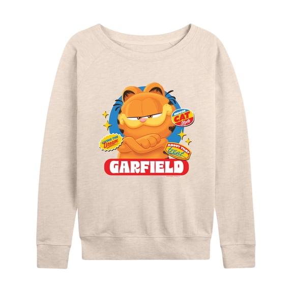 Garfield - Garfield Stickers - Women's Lightweight French Terry Long Sleeve Shirt