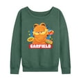 thumbnail image 1 of Garfield  - Garfield Stickers - Women's Lightweight French Terry Long Sleeve Shirt, 1 of 5