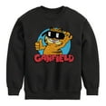 thumbnail image 1 of Garfield - Garfield Sunglasses - Toddler & Youth Crewneck Fleece Sweatshirt, 1 of 4