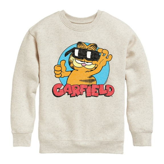 Garfield - Garfield Sunglasses - Toddler & Youth Crewneck Fleece Sweatshirt