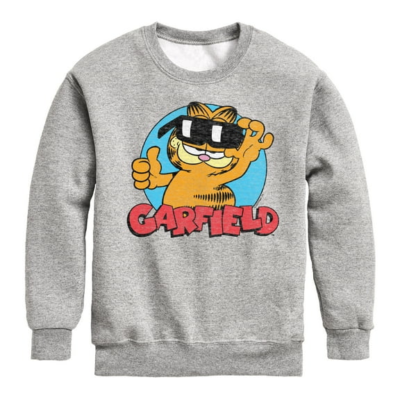 Garfield - Garfield Sunglasses - Toddler & Youth Crewneck Fleece Sweatshirt
