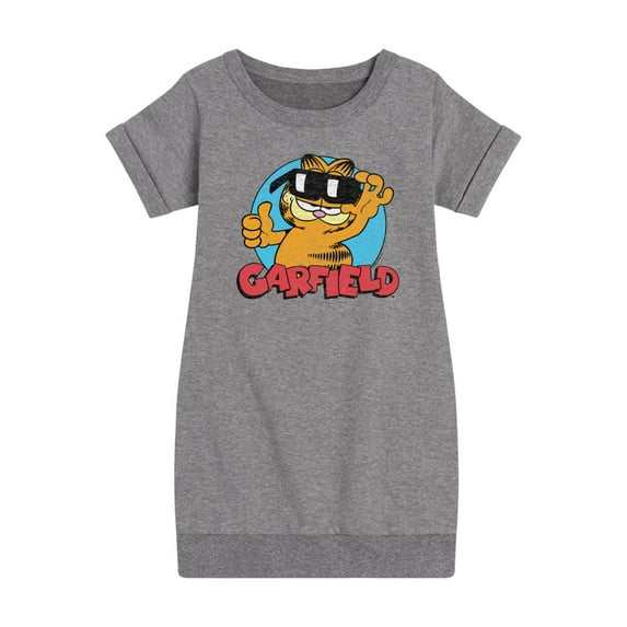 Garfield - Garfield Sunglasses - Toddler & Youth Girls Fleece Dress