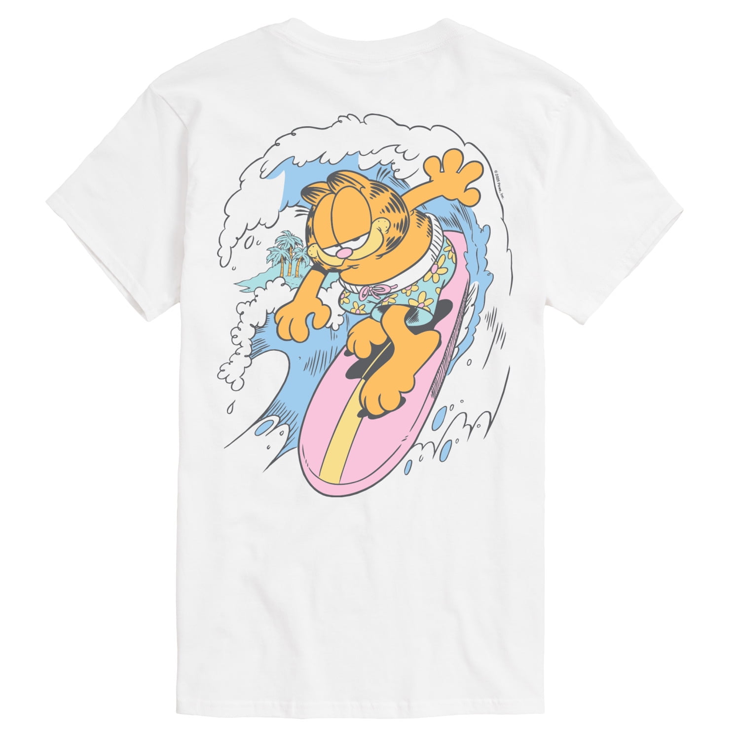 Garfield - Garfield Surfing - Men's Short Sleeve Graphic T-Shirt