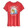 thumbnail image 1 of Garfield - Garfield Taurus Astrology - Womens Short Sleeve Graphic T-Shirt, 1 of 4
