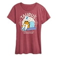 thumbnail image 1 of Garfield - Garfield Taurus Astrology - Womens Short Sleeve Graphic T-Shirt, 1 of 4