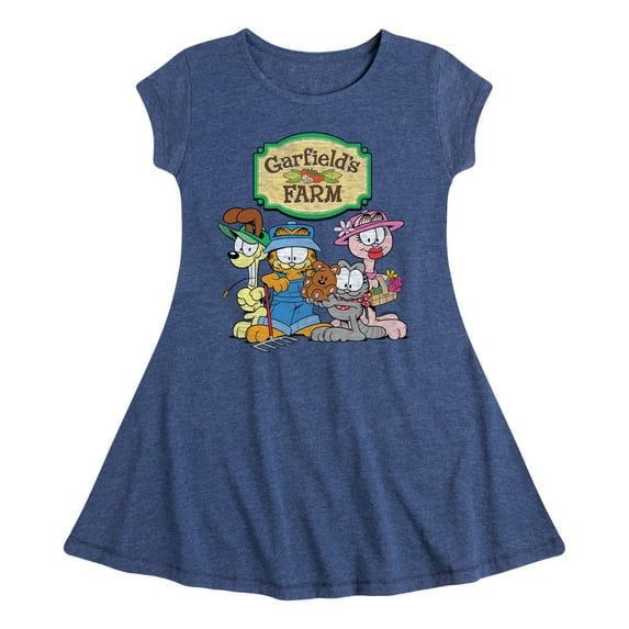 Garfield - Garfields Farm Group - Toddler & Youth Girls Fit & Flare Dress