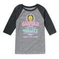 thumbnail image 1 of Garfield - Genuine Attitude - Toddler And Youth Raglan Graphic T-Shirt, 1 of 4