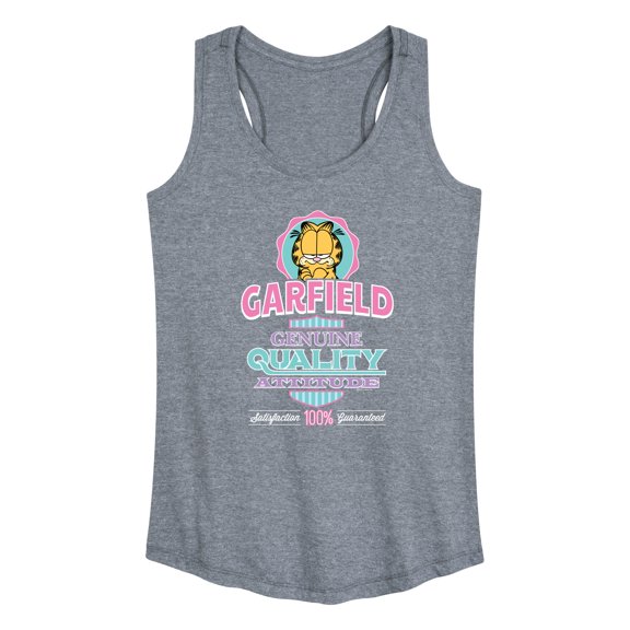 Garfield - Genuine Attitude - Women's Racerback Tank Top