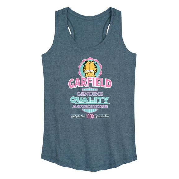 Garfield - Genuine Attitude - Women's Racerback Tank Top
