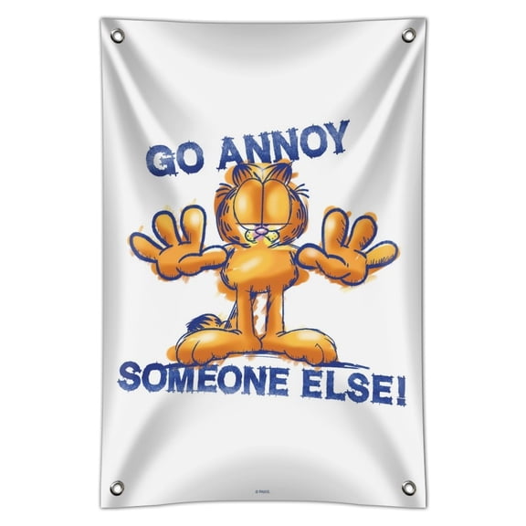 Garfield Go Annoy Someone Else Home Business Office Sign