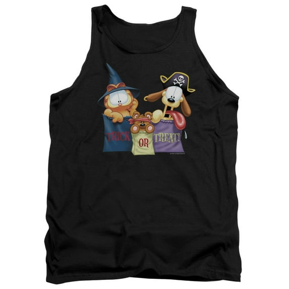 Garfield Grab Bags Adult Tank Top Black