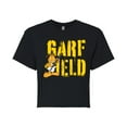 thumbnail image 1 of Garfield - Grunge - Juniors Cropped Cotton Blend T-Shirt, 1 of 5