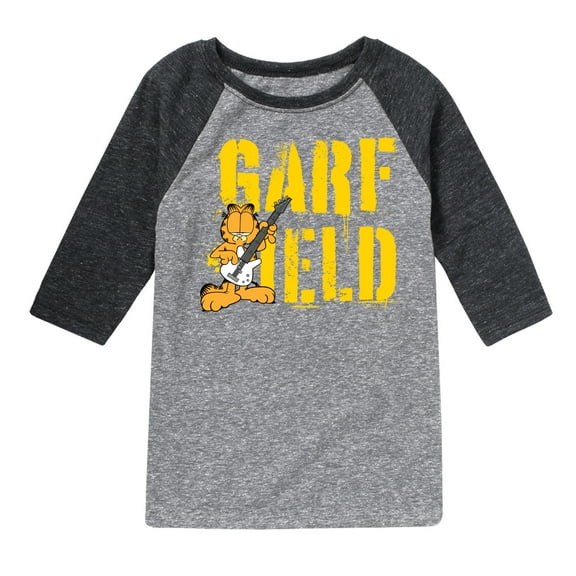 Garfield - Grunge - Toddler & Youth Raglan Graphic T-Shirt