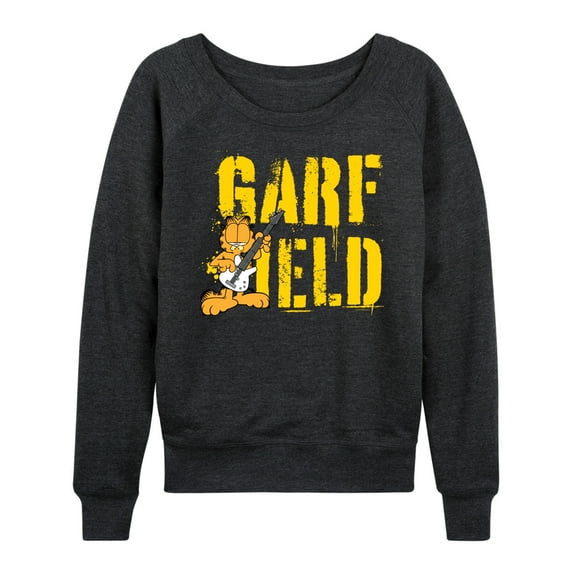 Garfield - Grunge - Women's Lightweight French Terry Long Sleeve Shirt