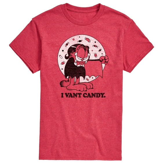 Garfield - Halloween I Vant Candy - Men's Short Sleeve Graphic T-Shirt
