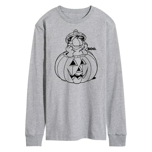 Garfield - Halloween Pumpkin Art - Men's Long Sleeve T-Shirt
