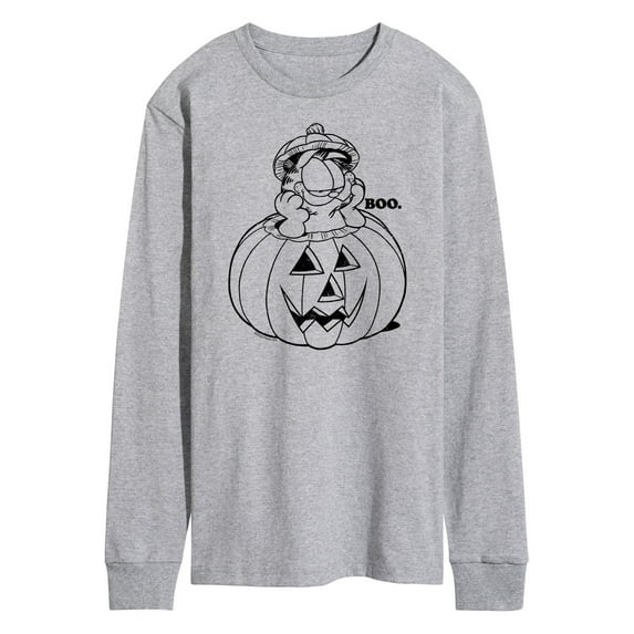 Garfield - Halloween Pumpkin Art - Men's Long Sleeve T-Shirt