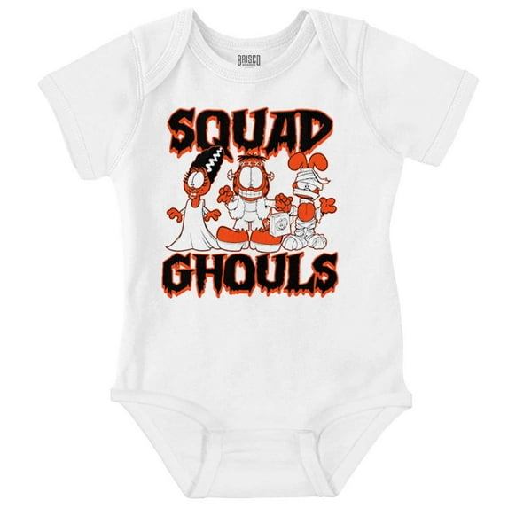 Garfield Halloween Squad Ghouls Baby Romper Boys or Girls